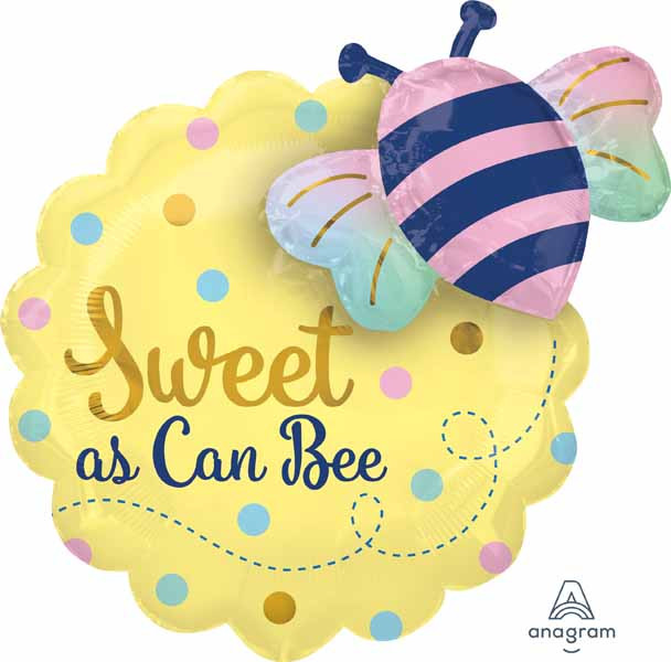 Sweet As Can Bee Foil Balloon