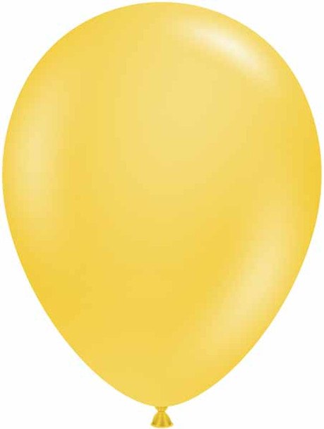 Tuftex 17" Latex Balloon Blossom Goldenrod