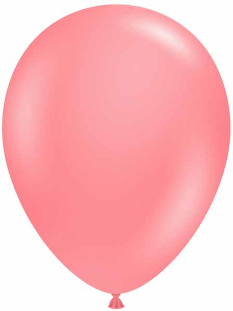 Tuftex 17" Latex Balloon Coral