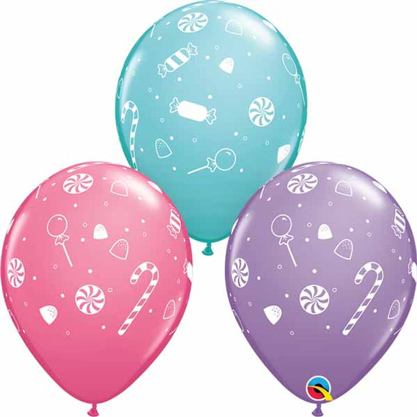 11" Candies & Confetti Latex Balloon Assorted Colors