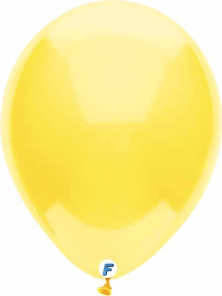 15 Pack Of 12" Yellow Balloons