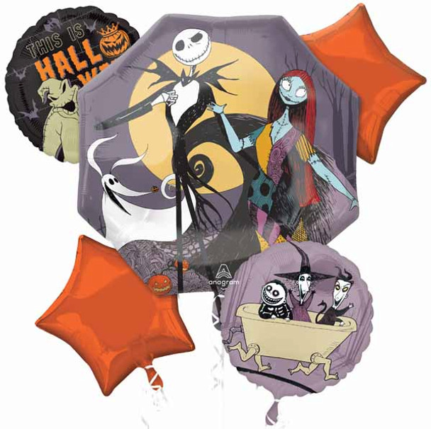 The Nightmare Before Christmas Foil Balloon Bouquet