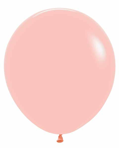 Sempertex 18" Pastel Matte Melon Latex Balloon