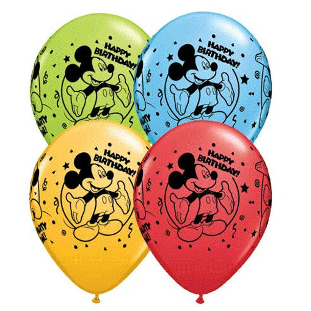 Disney Mickey Mouse Latex Balloons Assorted