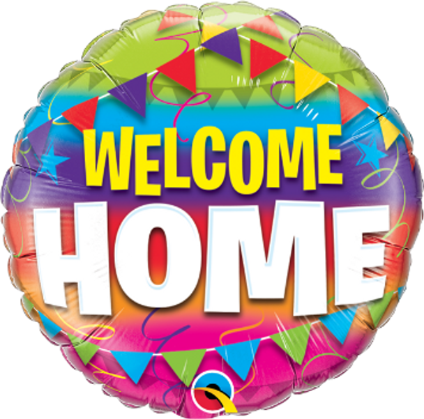 Welcome Home Pennants 18" Foil Balloon