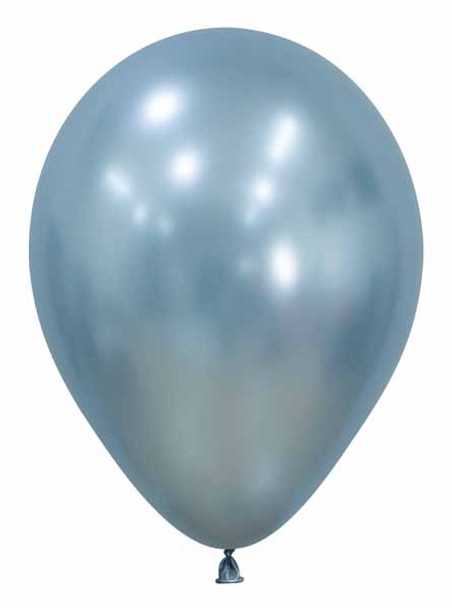 11" Latex Balloon Silk Arctic Blue