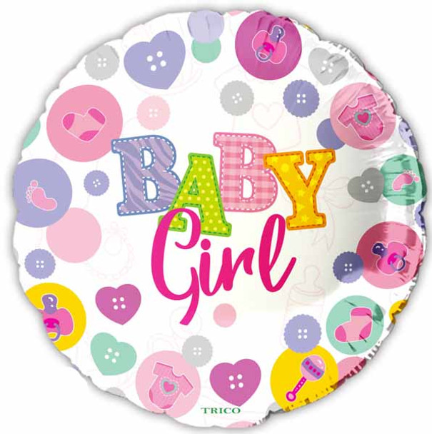 Baby Girl Pink 18" Foil Balloon