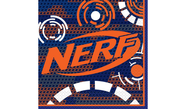 Nerf Party Luncheon Napkins 16 Pack