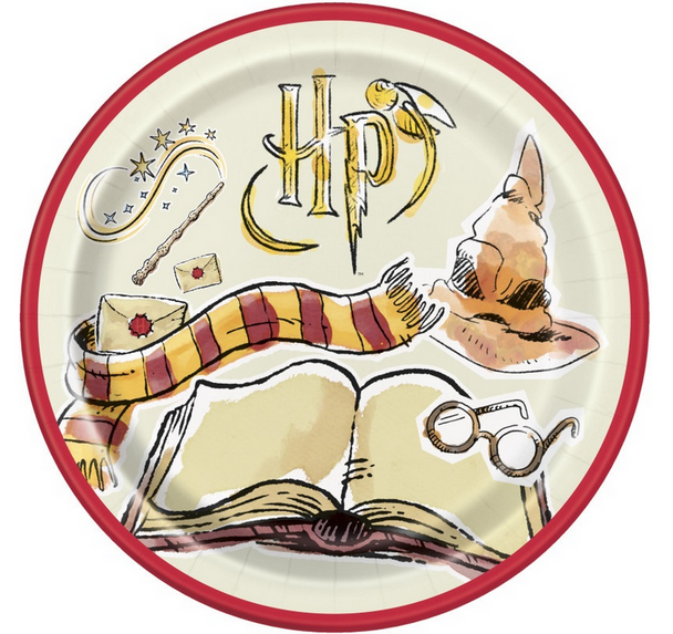 Harry Potter Round 9" Dinner Plates 8/CT
