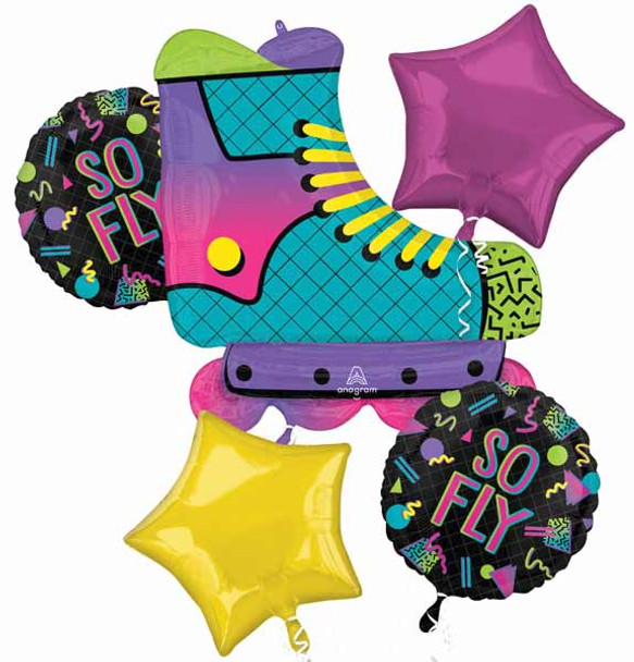 90s Party So Fly Foil Balloons Bouquet