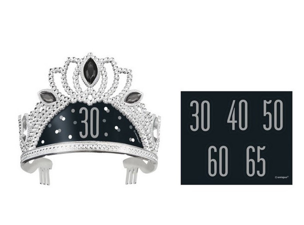 Plastic Birthday Tiara add your age