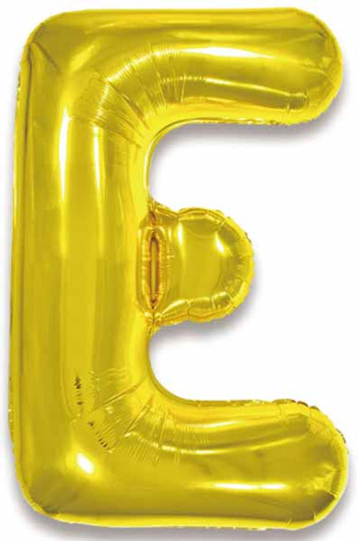 Gold Foil Balloon Letter E Gold Foil Balloon Letter E
