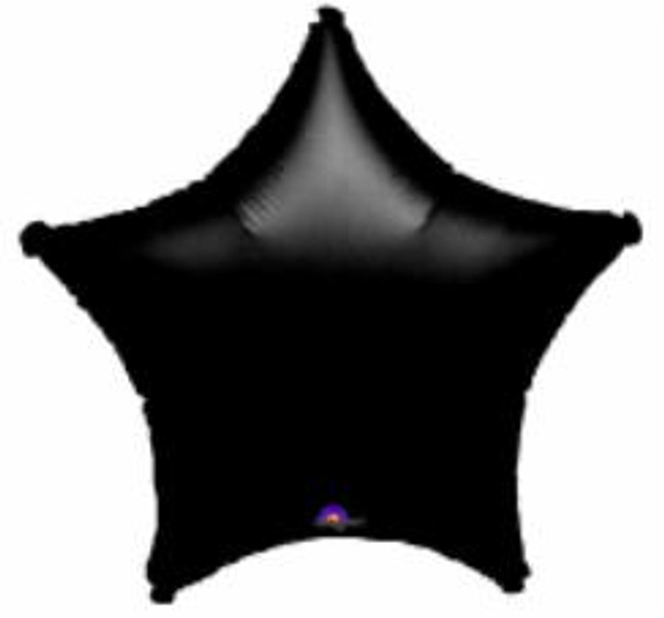 19" Star Shaped Balloon Black Color