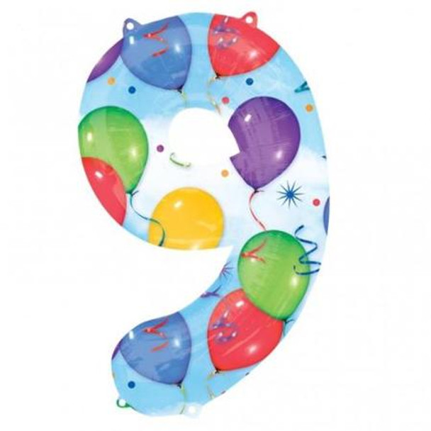 Jumbo Number 9 Balloon