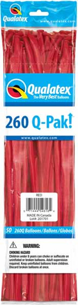 50pk animal twisty balloons 260q q-pack