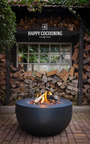 Design vuurtafels van Nederlandse bodem genaamd Happy Cocooning