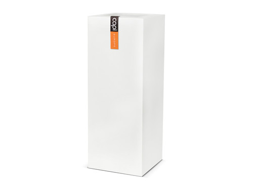 Capi Lux White Pot rechthoek wit 35 x 35 x 78 cm