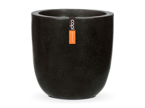 Capi Lux Terrazzo Pot bol zwart 28 x 26 cm