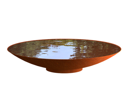 Adezz Waterschaal cortenstaal rond 200 x 200 x 31 cm