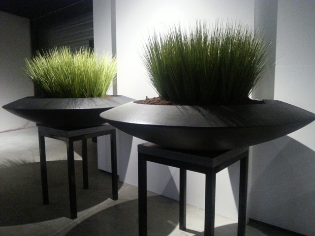 Polyester plantenbak binnen