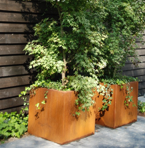 Cortenstaal plantenbak