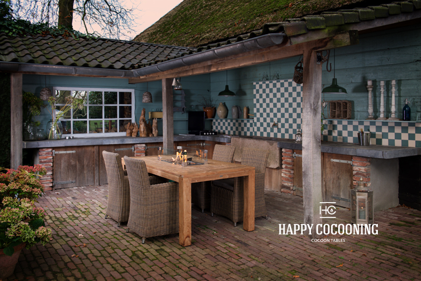 Happy Cocooning vuurtafels pas in elke tuin