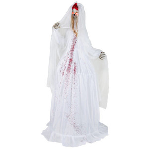 Halloween Animatronic Standing Bride 7.2 FT Haunted House Decoration B593-CM25243