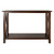 Cappuccino Brown Wood Console Sofa Table with Bottom Shelf Q280-WCTXP1838957