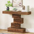 Modern Farmhouse 42-inch Console Accent Sofa Table in Rustic Brown Wood Finish Q280-FTWCSFG8958173