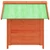 Dog Kennel Brown 25.6"x25.6"x24.2" Solid Wood Pine A949-172273