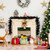 9 Feet Pre-lit Christmas Halloween Garland with 50 Purple LED Lights B593-CM23475