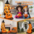 7 Feet Halloween Inflatable Pumpkin Combo with Witch's Hat and LED Lights B593-CM23451US
