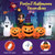 9 Feet Long Halloween Inflatable Pumpkins with 2 Ghosts B593-CM24086US