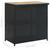 Bar Set Black PE rattan Standard Bar Set Rectangular A949-313473