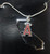 Los Angeles Angels Necklace Chain with State Shape Charm CO Z157-5460367608