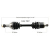 CV Axle 8130417 Replacement For Can-Am ATV