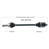 CV Axle 8130472 Replacement For Polaris Utility Vehicle