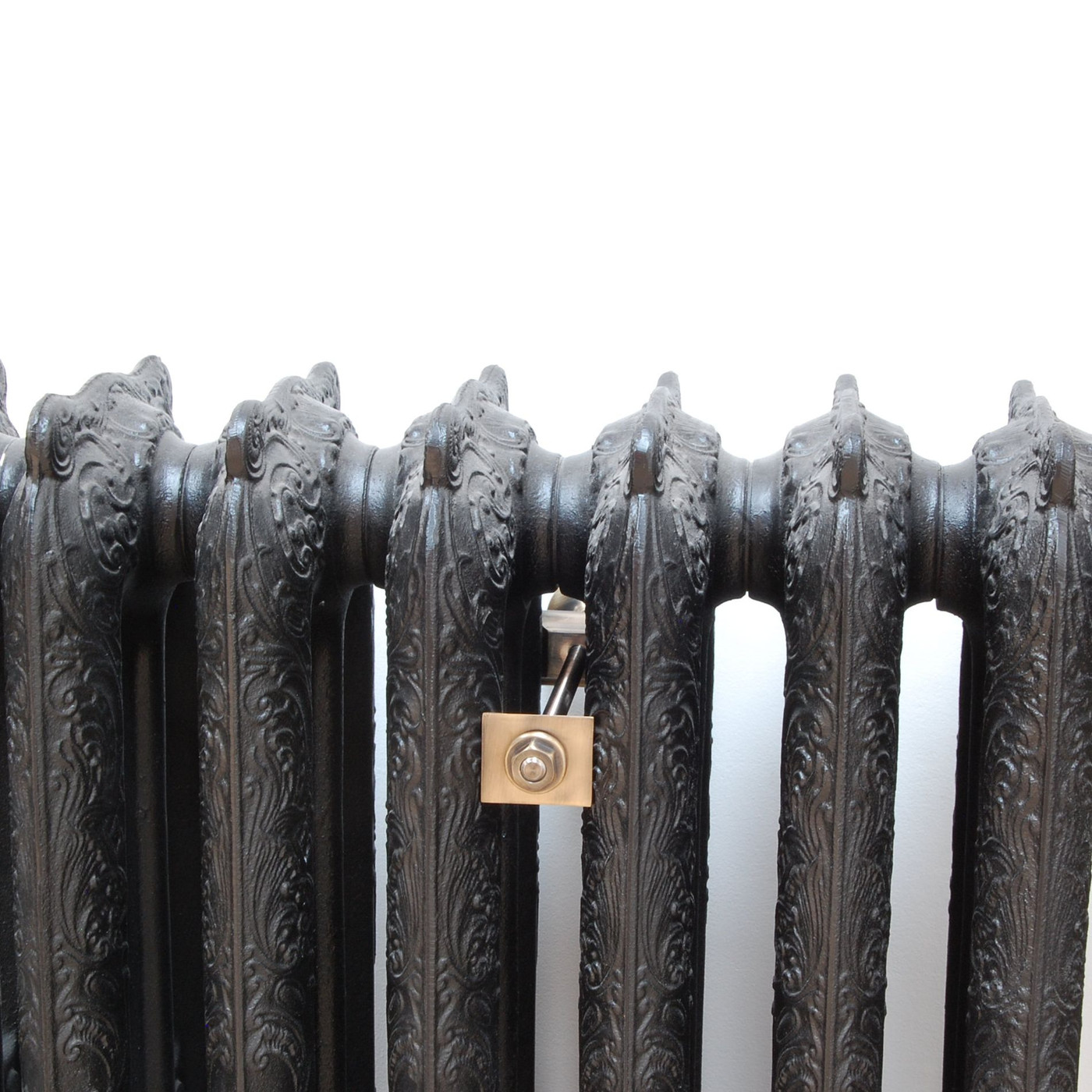 Cast Iron Radiator Luxury Wall Stay Fixing - Antique Brass