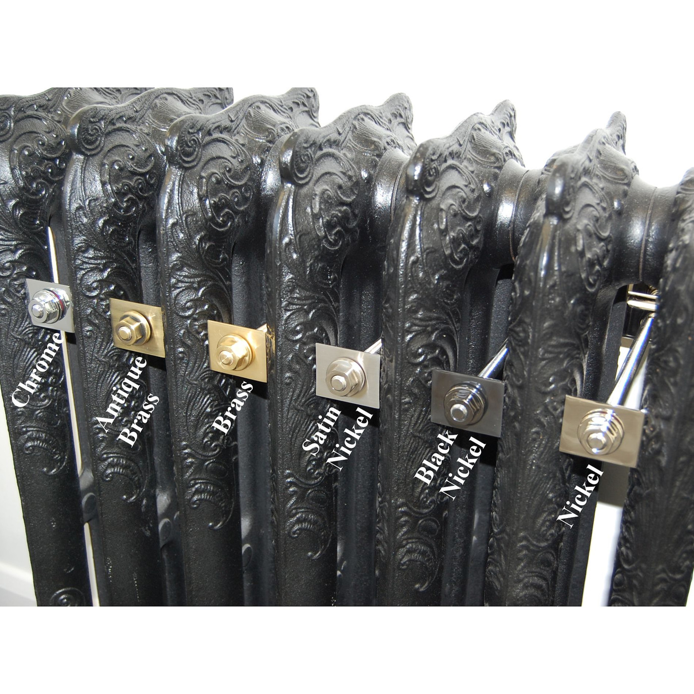 Arroll Cast Iron Radiator Wall Stay in a Chrome Finish