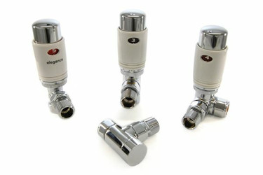 White Radiator Valves