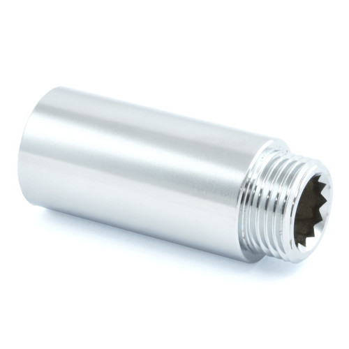 RVE-RIG-50-C - 50mm Rigid Radiator Valve Extension 1/2 inch BSP - Chrome