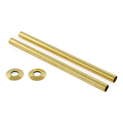 SLEEVE-300-UB - Unlacquered Brass Sleeving Kit 300mm (pair)