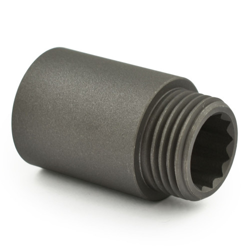 RVE-2-RIG-30-PW - 30mm Rigid Radiator Valve Extension 1/2 inch BSP -  Light pewter