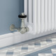 FAR-CR-SN-LS03 - Faringdon Traditional Thermostatic Radiator Valve - Brushed Satin Nickel (Corner TRV) FAR-CR-SN-LS03 - Faringdon Traditional Thermostatic Radiator Valve - Brushed Satin Nickel (Corner TRV)