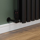 DELTA-CR-TB-LS04 - Delta Corner TRV Textured Black Thermostatic Radiator Valve DELTA-CR-TB-LS04 - Delta Corner TRV Textured Black Thermostatic Radiator Valve