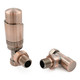 DELTA-AG-AC-ALT00 - Delta Angled TRV Antique Copper Thermostatic Radiator Valve DELTA-AG-AC-ALT00 - Delta Angled TRV Antique Copper Thermostatic Radiator Valve