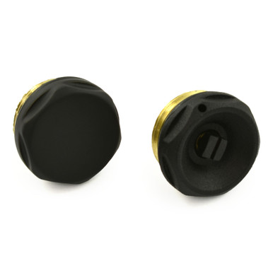 Rubber Radiator Plug Radiator Air Vent & Blanking Plug Satin Black 1/2 Inch BSP
