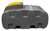 Low Profile Diesel Transfer Tank 1000Lt 12V pump
