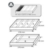 Toptul Tray Size