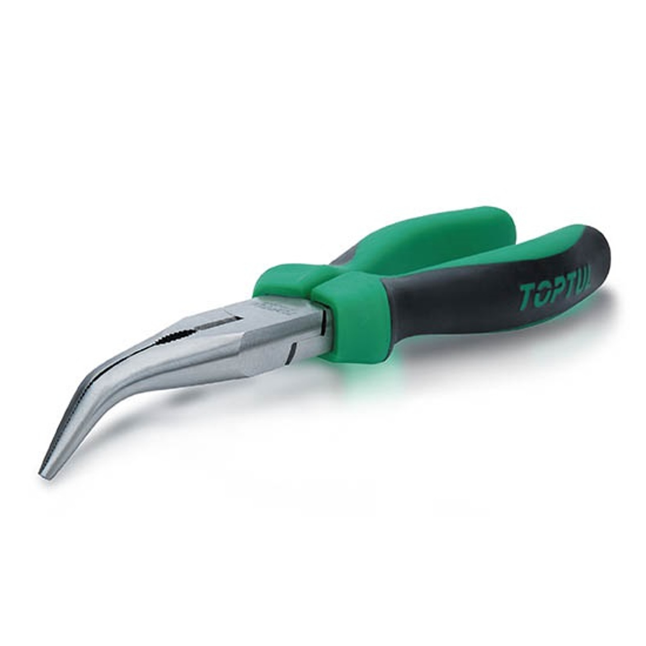 Toptul Plier Long Nose Bent Cushion 8" (DFBA2208) (DFBA2208)